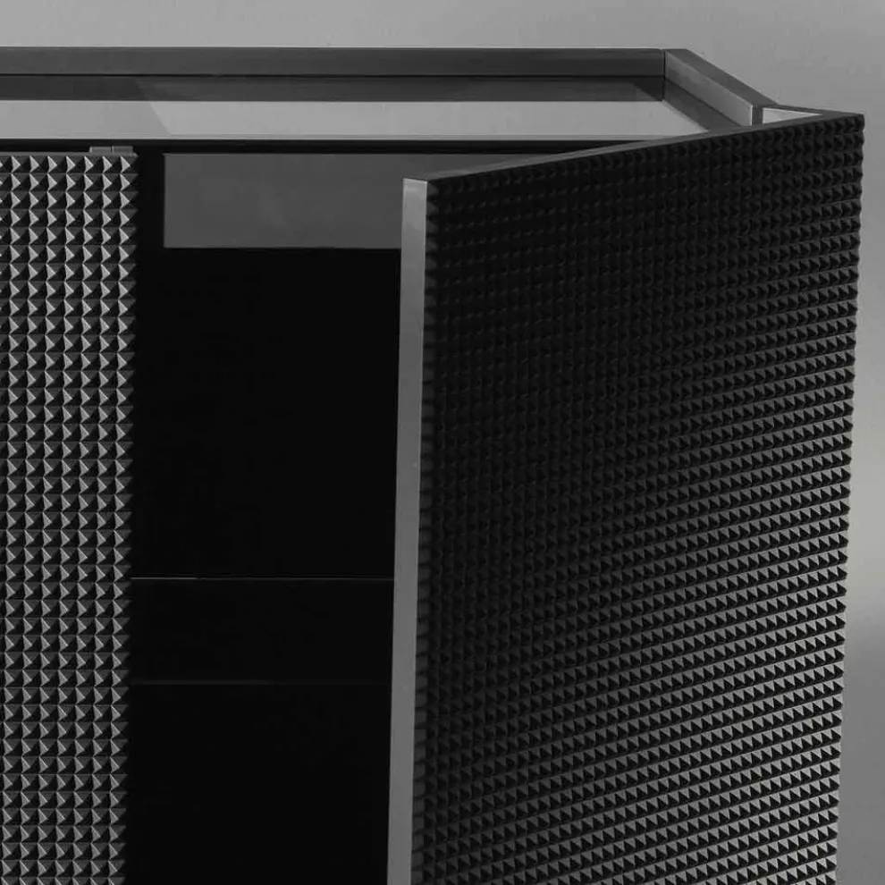 Modernes Sideboard aus MDF 2 türig und Schubladensystem Flora Modell