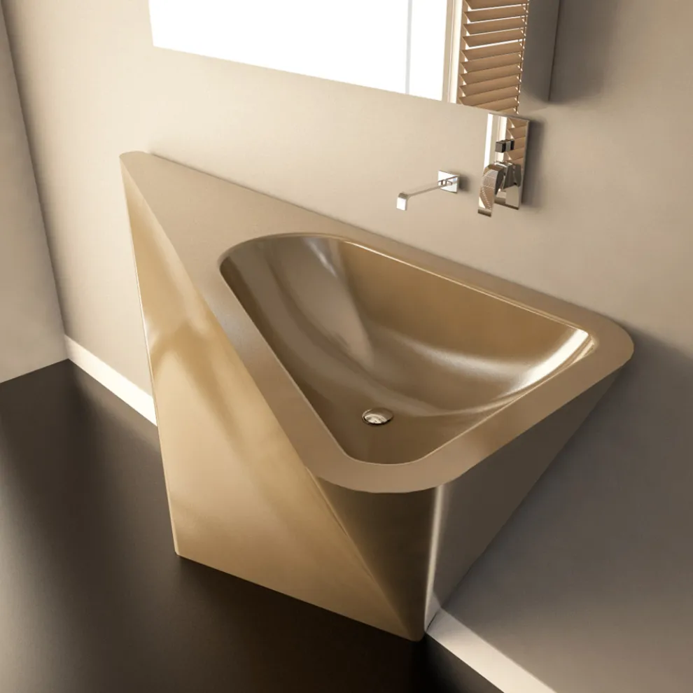 Modernes Standwaschbecken, handgefertigt von Mullet