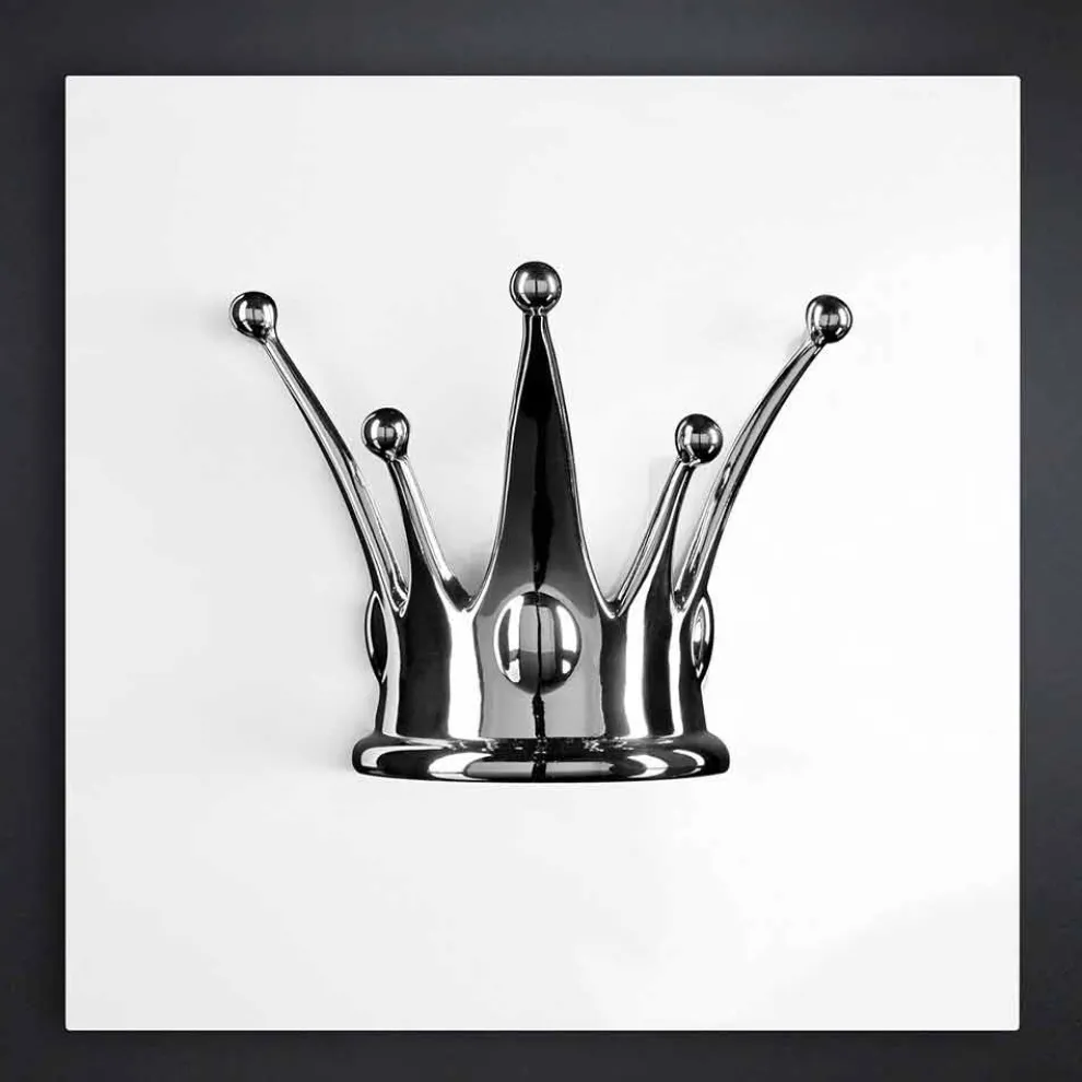 Modernes Wandbild aus Holz und Harz Made in Italy - Corona