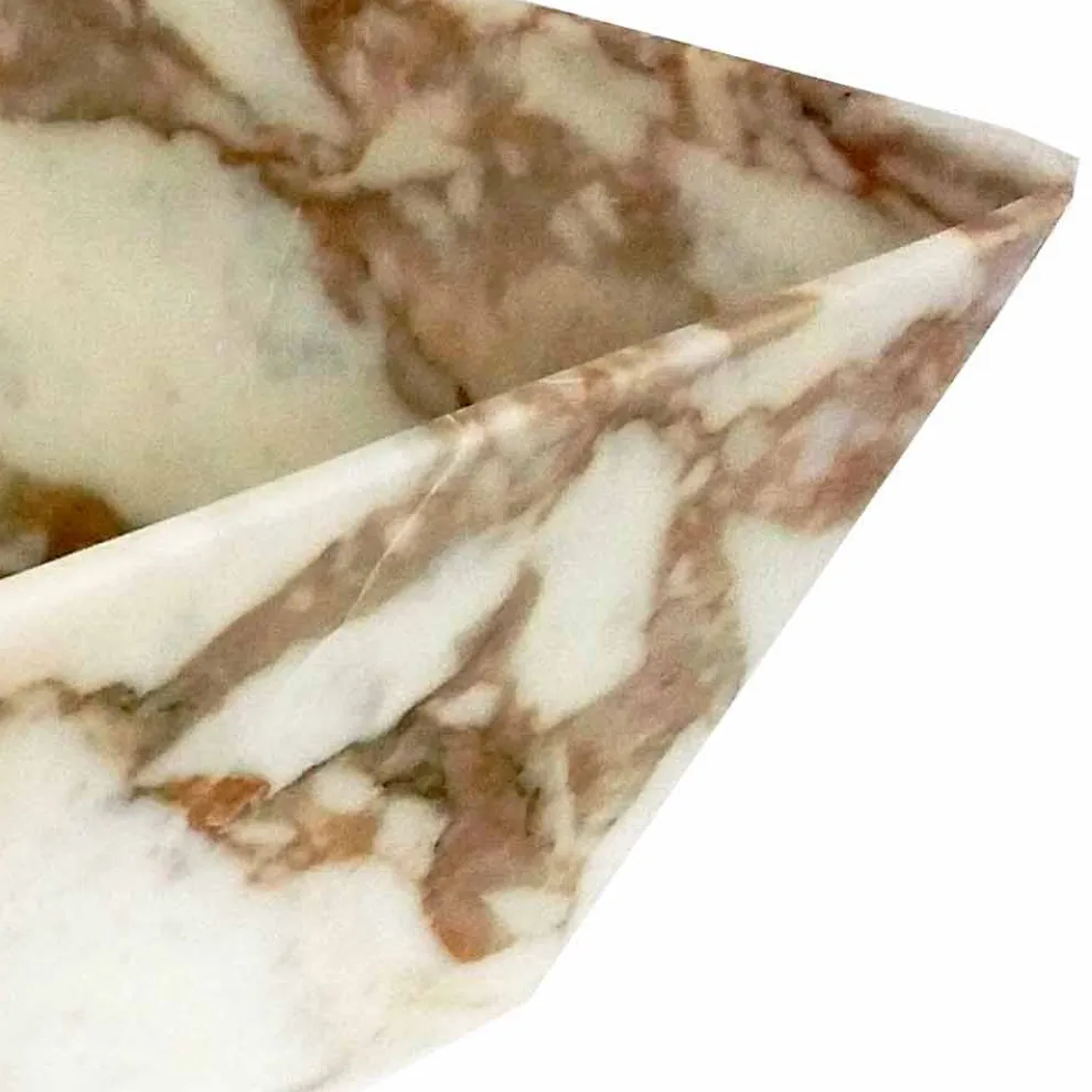 Modernes Waschtisch aus Arbeitsplatte aus Calacatta-Marmor von Made in Italy Design - Kuore