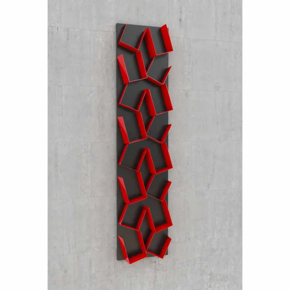 Modilierbare Bücherregal Kaos 1 Modul L=50 Mabele, aus lackiertes Metall