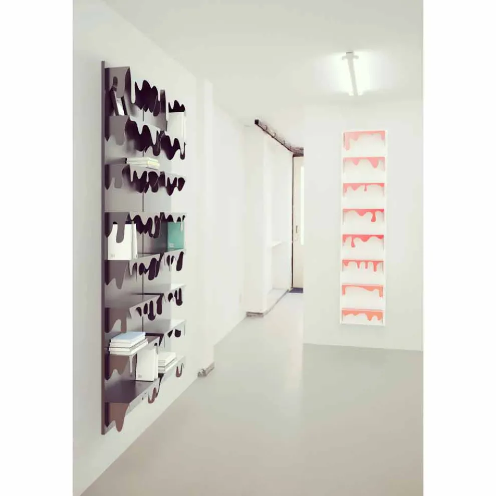 Modilierbare moderne Design Bücherregal Kolata mit 8 Regale Mabele Made in Italy