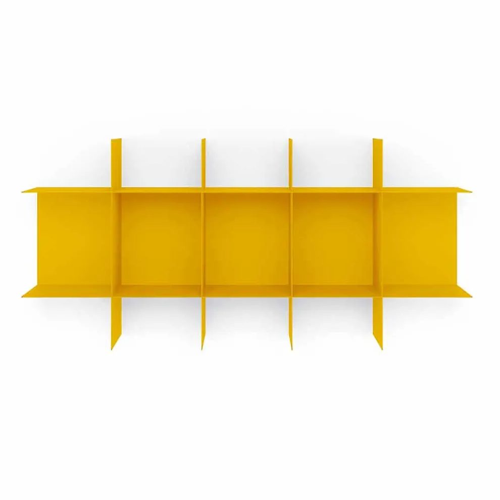 Modulares Design Wand Bücherregal aus hochwertigem Metall - Roger