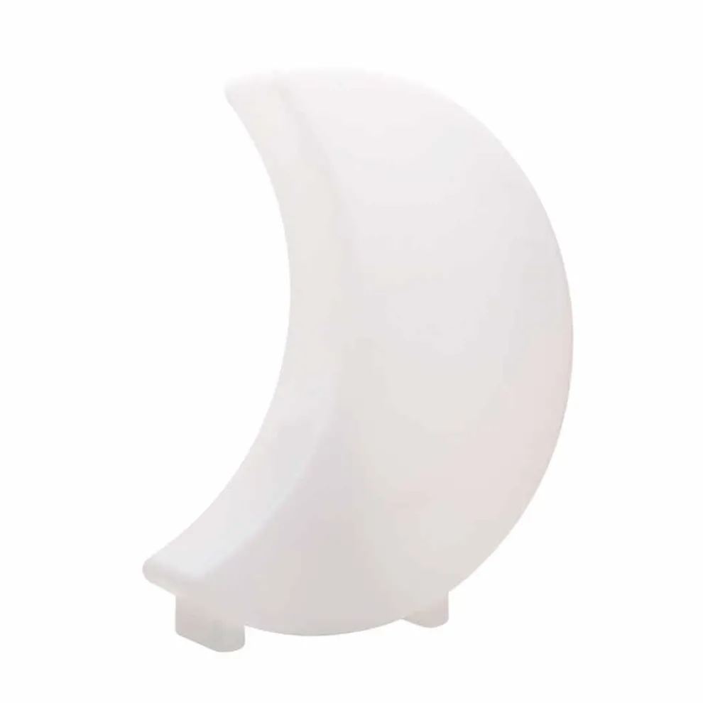 Mondförmige Stehlampe Modernes Design aus Polyethylen - Lunastar