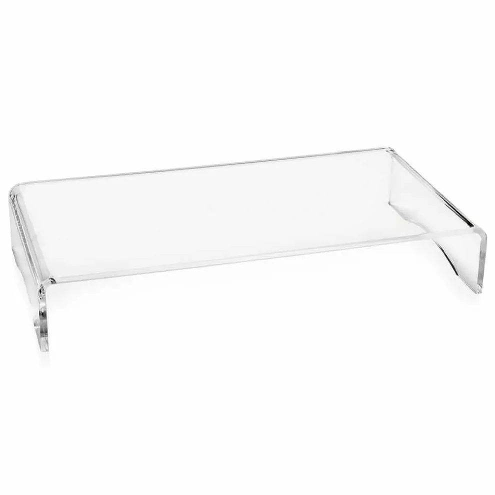 Monitorständer in transparentem oder geräuchertem Plexiglas Italienisches Design - Nerd