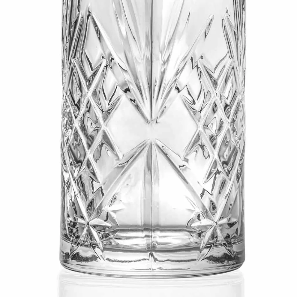 Vintage Design Eco Kristall Wasser oder Weinkrug 4 Stück - Cantabile