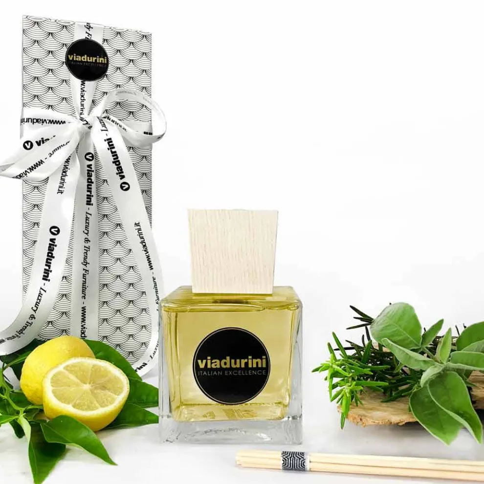 Raumduft Diffuser Bergamotte Duft 500 ml mit Stäbchen - Ladolcesicilia