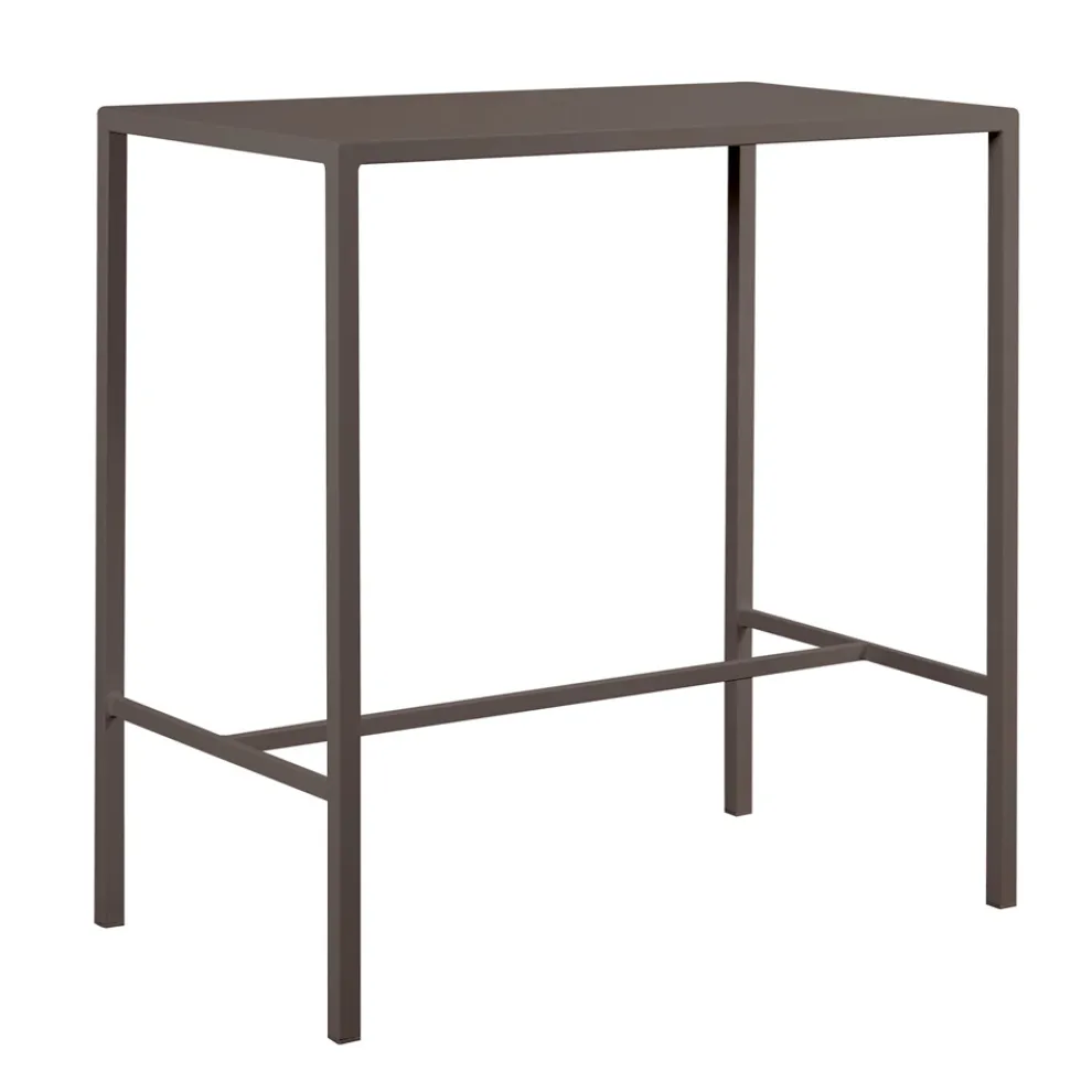 Garten-Hochtisch aus verzinktem Stahl Made in Italy - Vesna