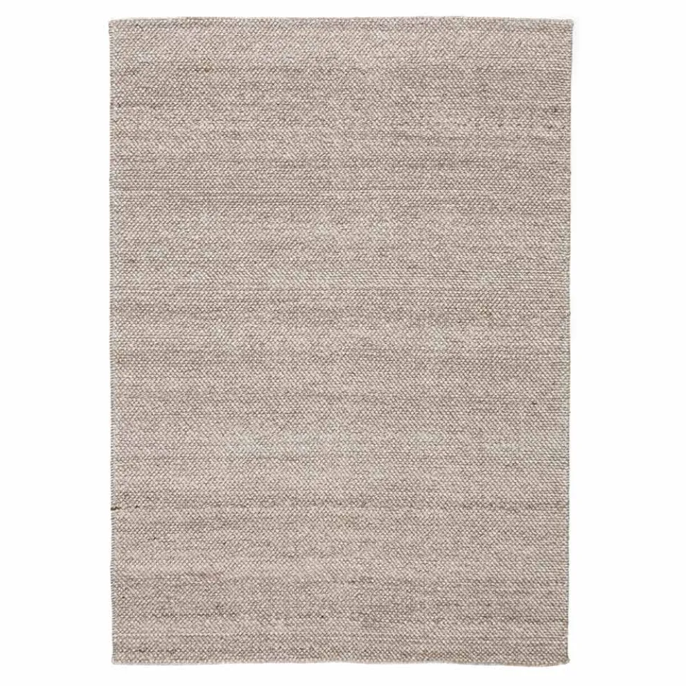 Moderner handgewebter Wohnzimmerteppich aus Polyester und Baumwolle - Soledad