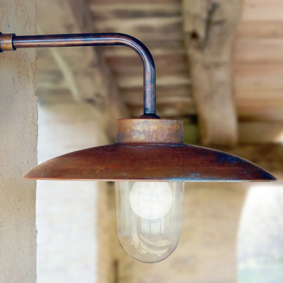 Nabucco Wandleuchte von Aldo Bernardi, Linienbeleuchtung aus Messing