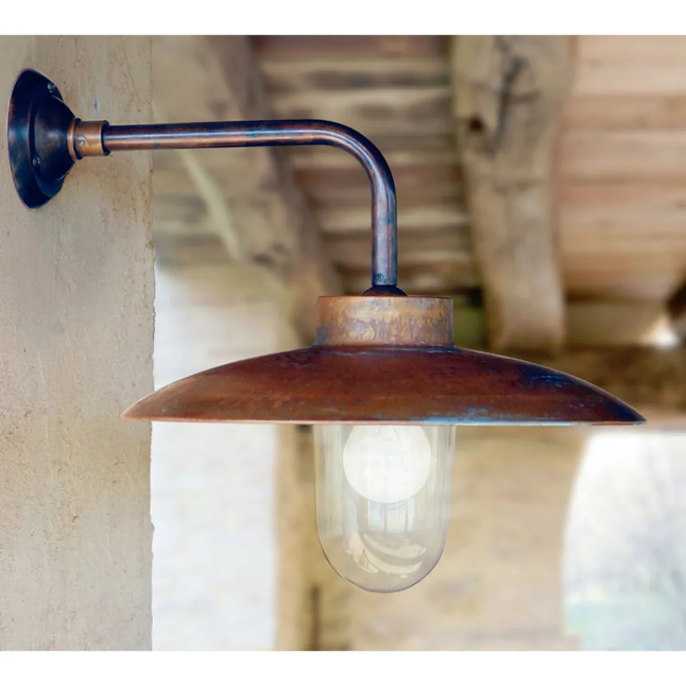 Nabucco Wandleuchte von Aldo Bernardi, Linienbeleuchtung aus Messing