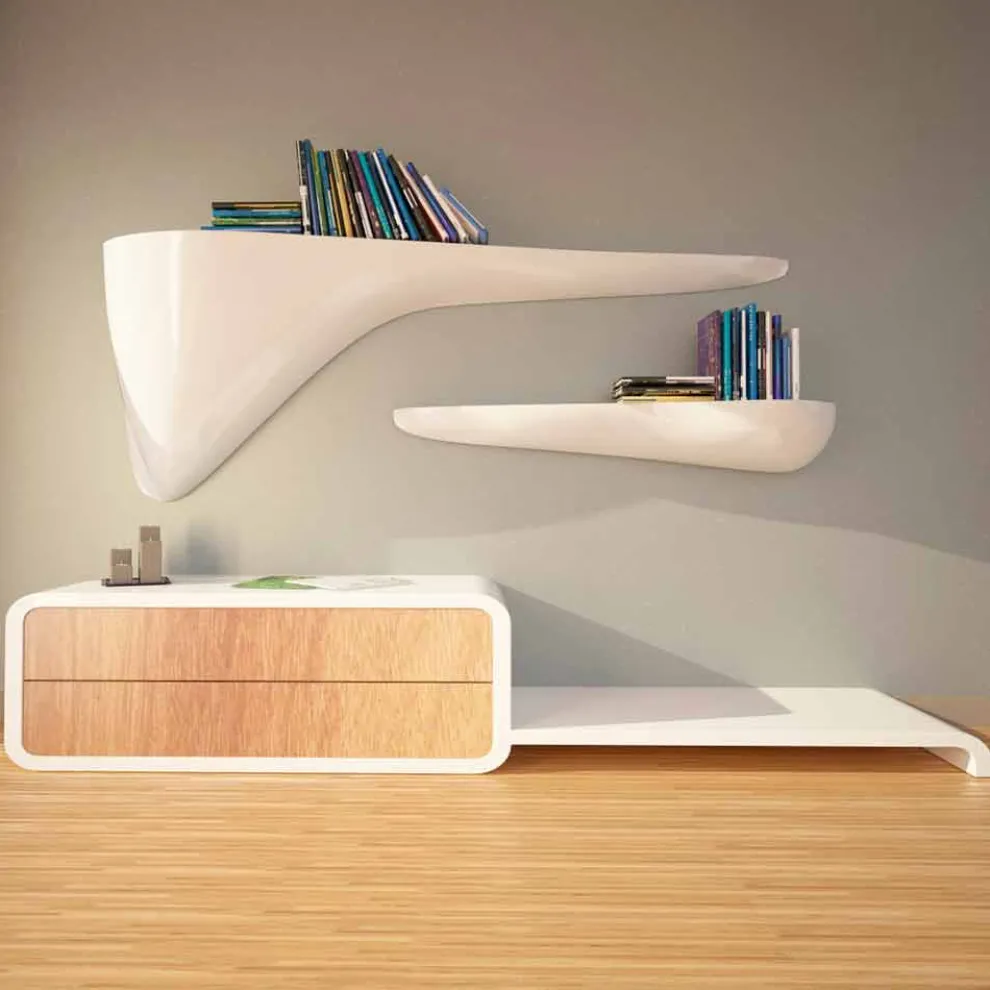 Modernes Design-Regal in Italien, Sizzano hergestellt