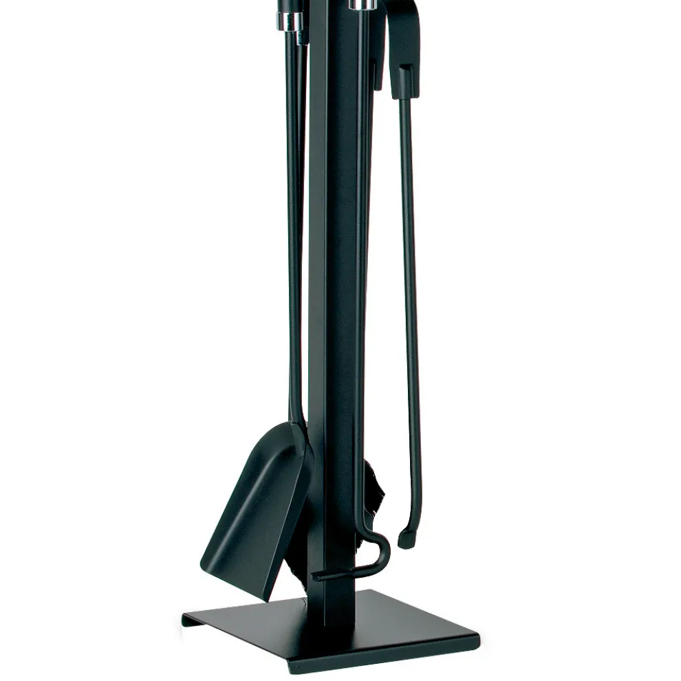 Werkzeughalter mit Haken, Klemme, Kehrschaufel und Besen. Hergestellt in Italien – Geisha