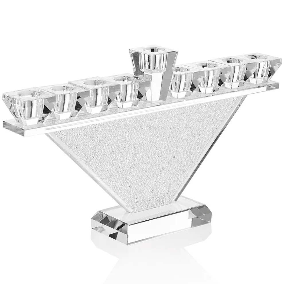 Kostbarer Kristallkandelaber mit einem luxuriösen 9-flammigen Design - Wanni