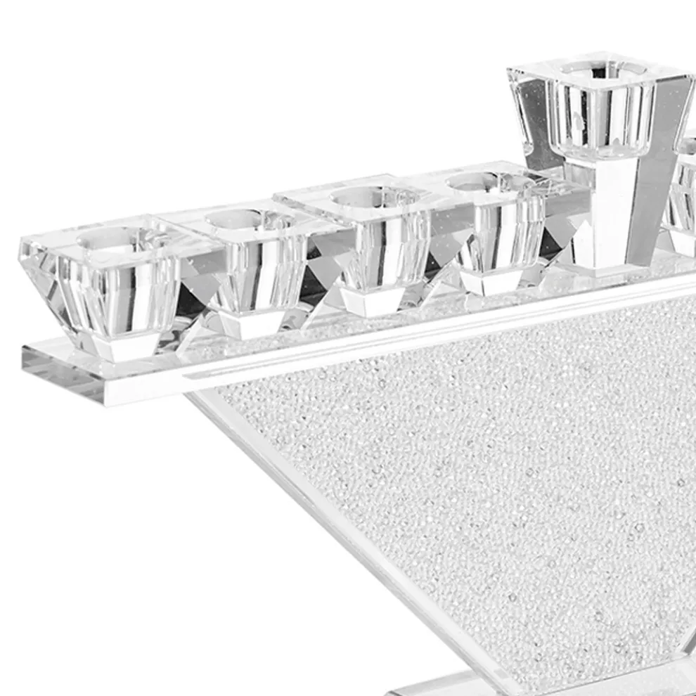Kostbarer Kristallkandelaber mit einem luxuriösen 9-flammigen Design - Wanni