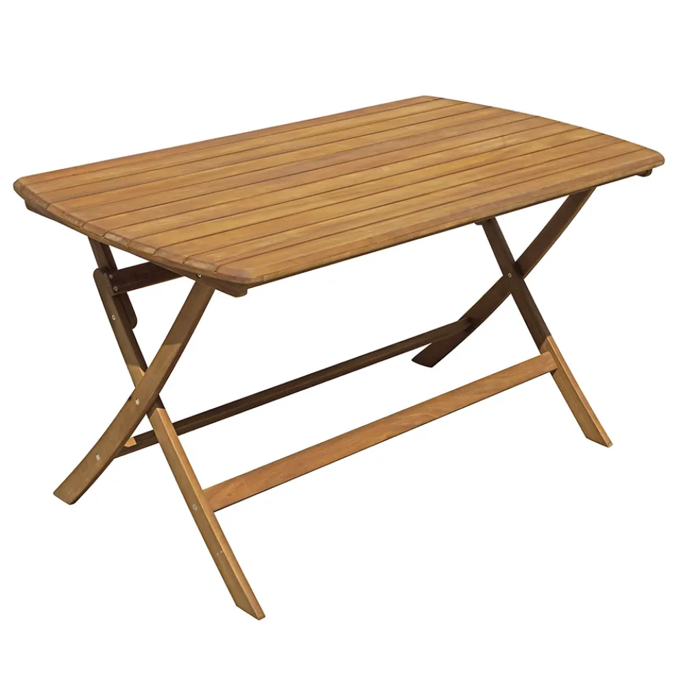 Rechteckiger Gartentisch aus Akazienholz - Sunset