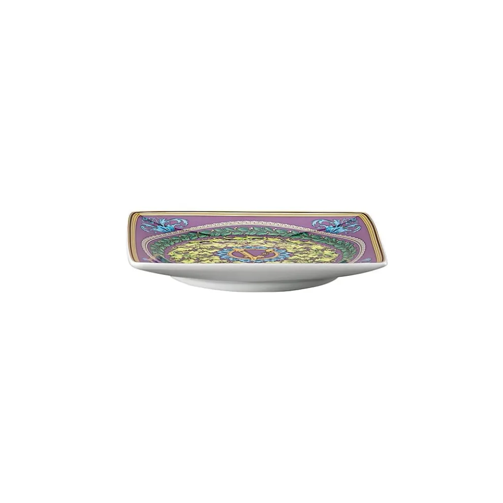 Rosenthal Versace Barocco Mosaic 6 flache, quadratische Porzellanschalen - Mosaik
