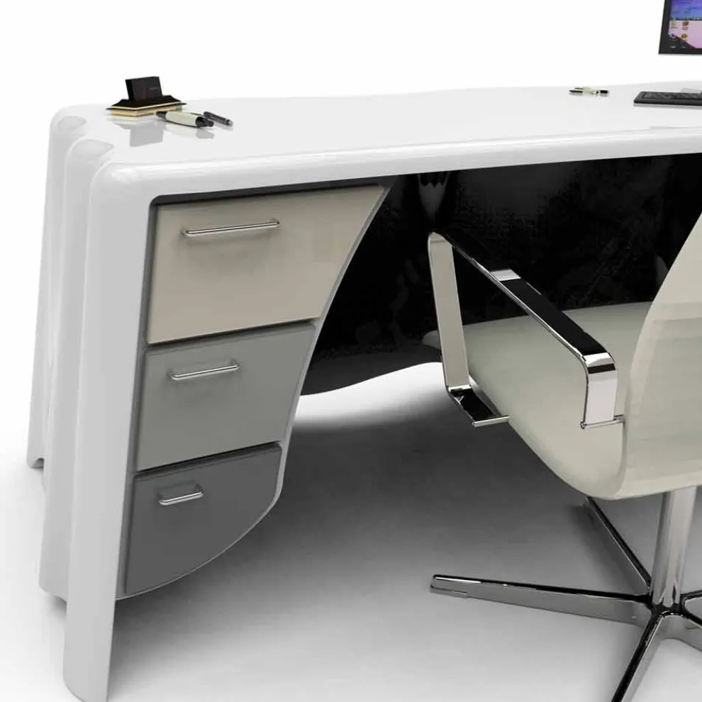 Schreibtisch modern für das Büro Fabric Made in Italy