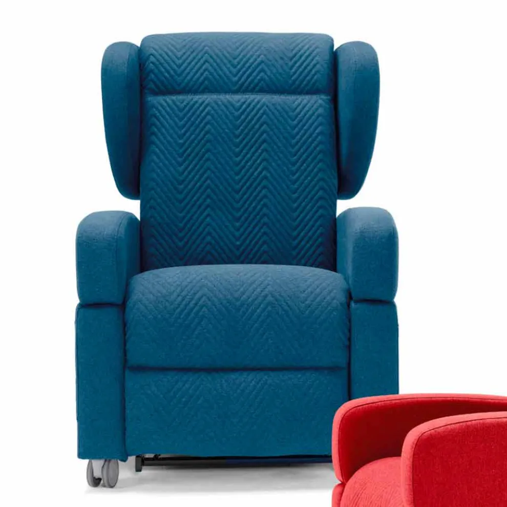 Orthopädischer Relaxsessel, 4 Motoren made in Italy Giglio, Design