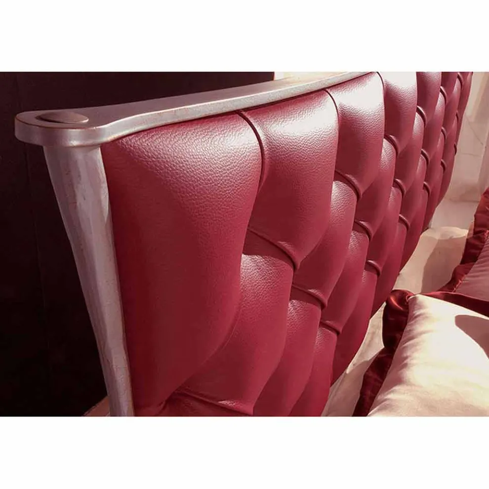 Idra Capitonnè Doppelbett aus Schmiedeeisen in Design