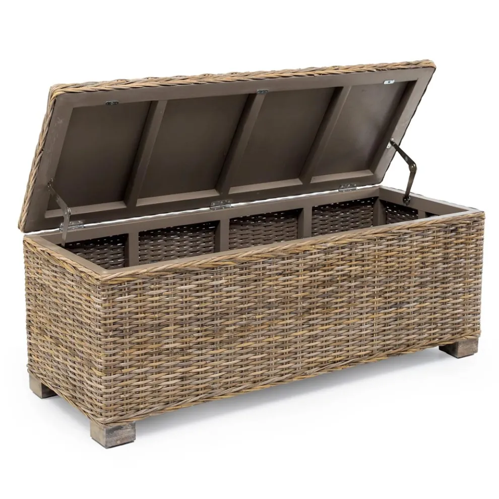 Outdoor-Truhe aus Naturfaser von Kubù - Nogitsune