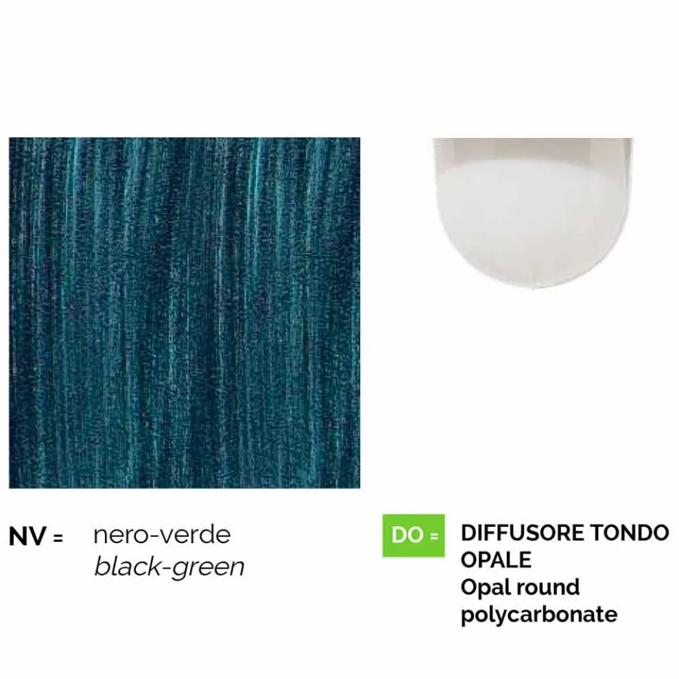 Outdoot Aluminium-Druckguss-Laternenpfahl, hergestellt in Italien, Anusca