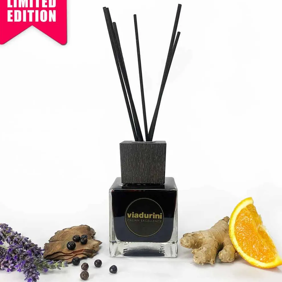 Raumduft Ingwer Schwarzer Pfeffer 200 ml mit Stäbchen - Viaduriniinblack