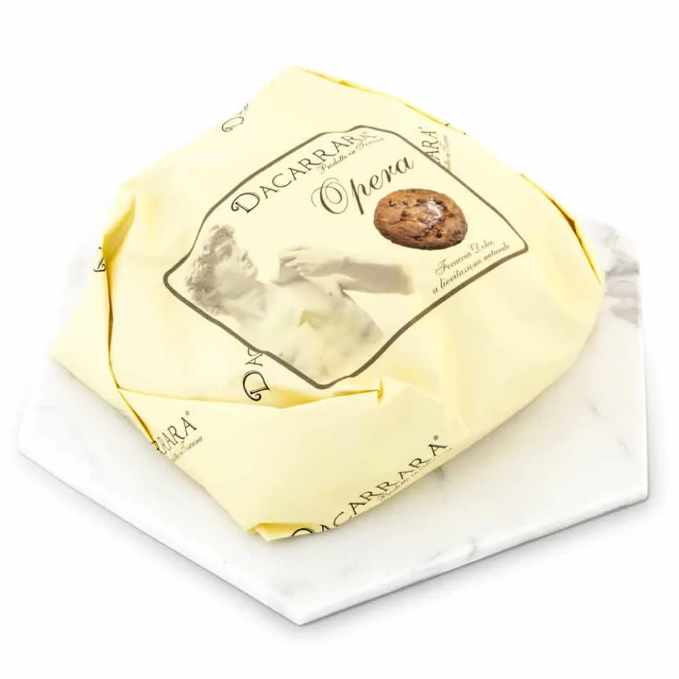 Sechseckige Designplatte aus weißem Carrara-Marmor Made in Italy - Sintia