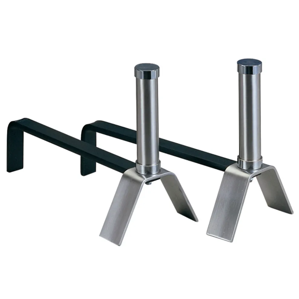 Paar Feuerholz-Andirons, Höhe 28 cm, hergestellt in Italien – Armband