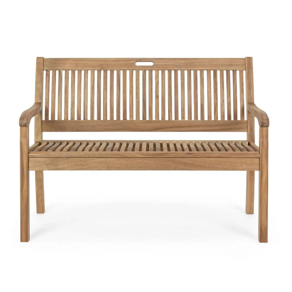Gartenbank aus Akazienholz für 2- oder 3-Sitzer im Freien - Roxen