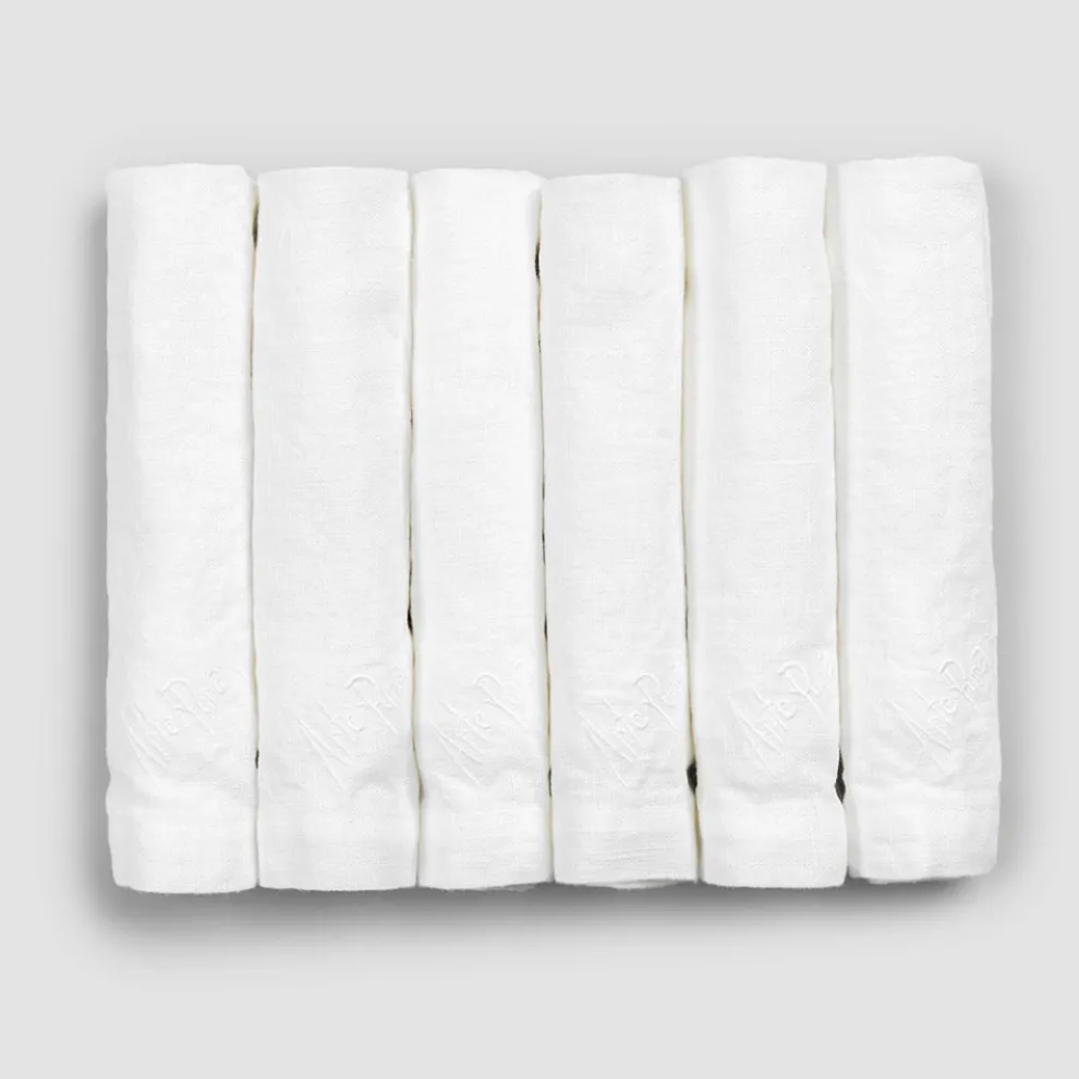 Tischservietten von raffiniertem Design, 6 Stück Made in Italy - Virtu