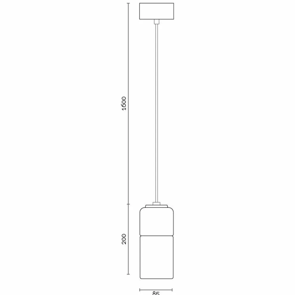 Pendelleuchte aus Keramik und Aluminium, hergestellt in Italien, Asien