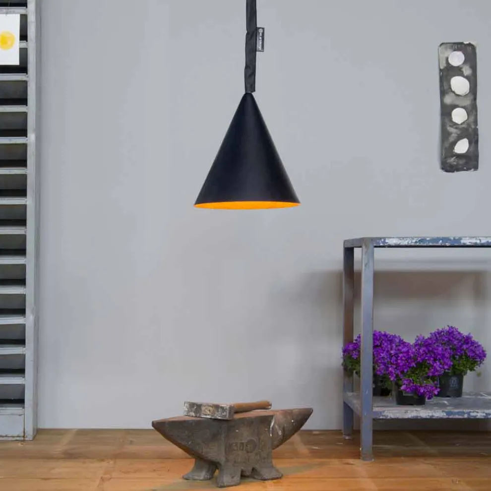 Pendelleuchte aus Kunstharz In-es.artdesign Jazz Modern Blackboard