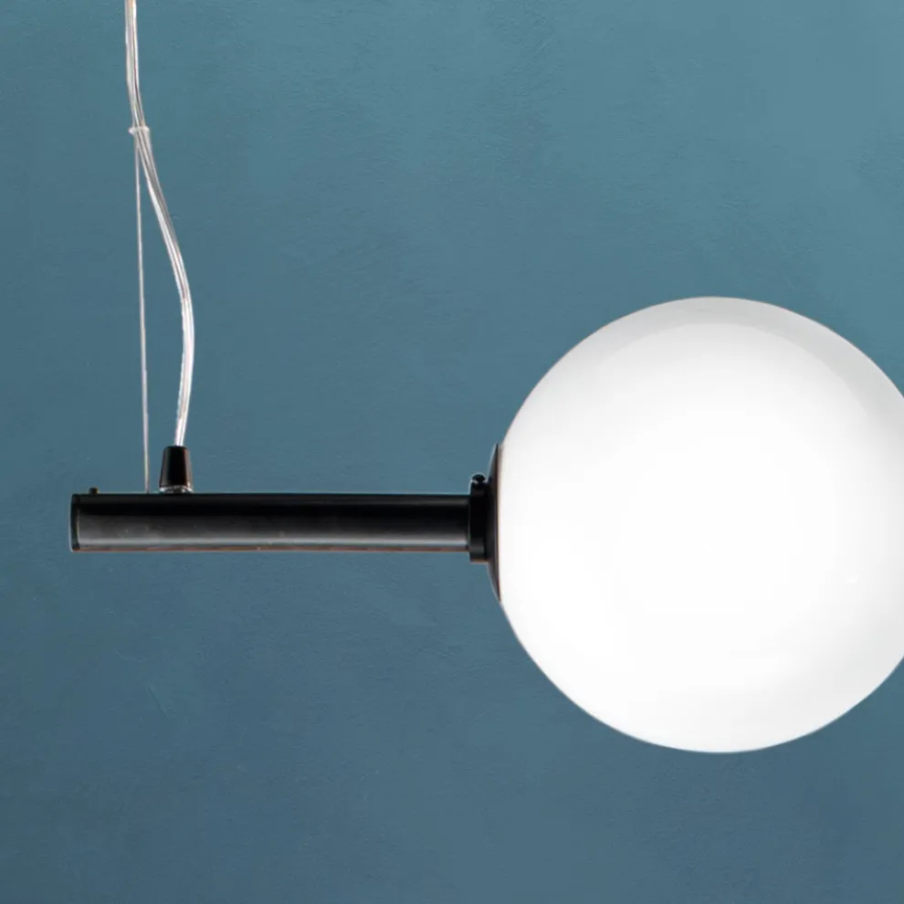 Pendelleuchte aus mundgeblasenem Venedig Glas 95 cm - Jupiter