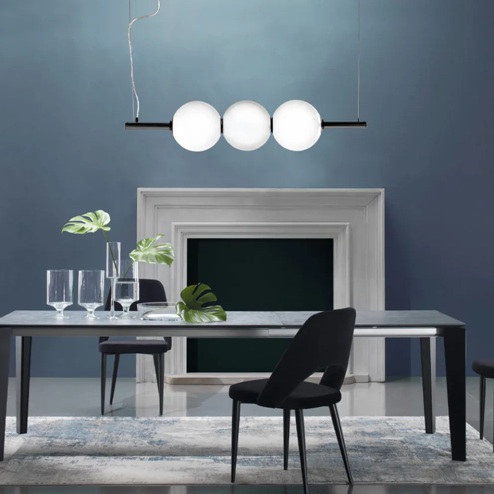 Pendelleuchte aus mundgeblasenem Venedig Glas 95 cm - Jupiter