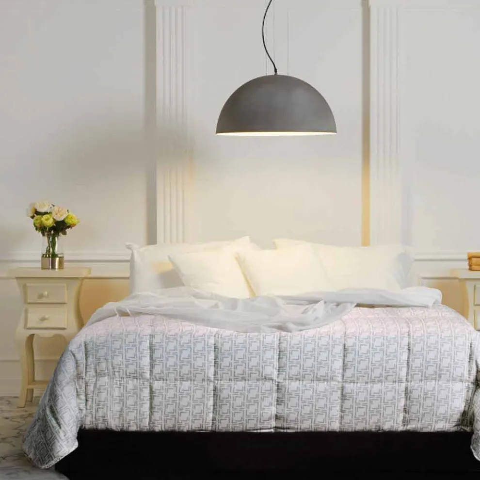 Pendelleuchte aus bicolor Stahl, 50x H25x L.cavo100 cm Grace