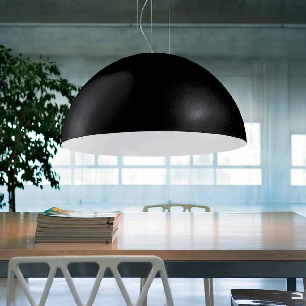 Pendelleuchte bicolor Stahl 60 x H 30x L.cavo100 cm Tara