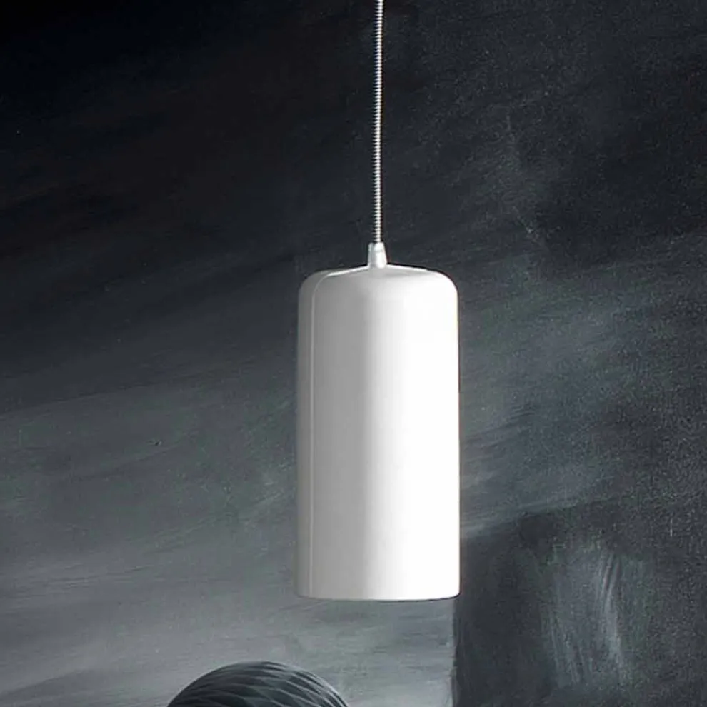 Pendelleuchte In-es.artdesign Kerze 1 aus gefärbtem Laprene