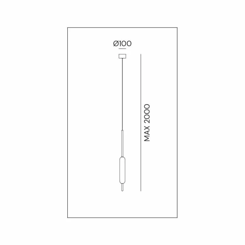 Pendelleuchte mit 1, 3 oder 6 Leuchten in Messing Modernes Design - Typha von Il Fanale