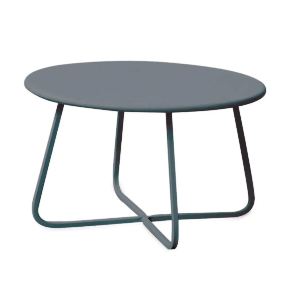 Garten-Couchtisch aus verzinktem Stahl Made in Italy - Brienne