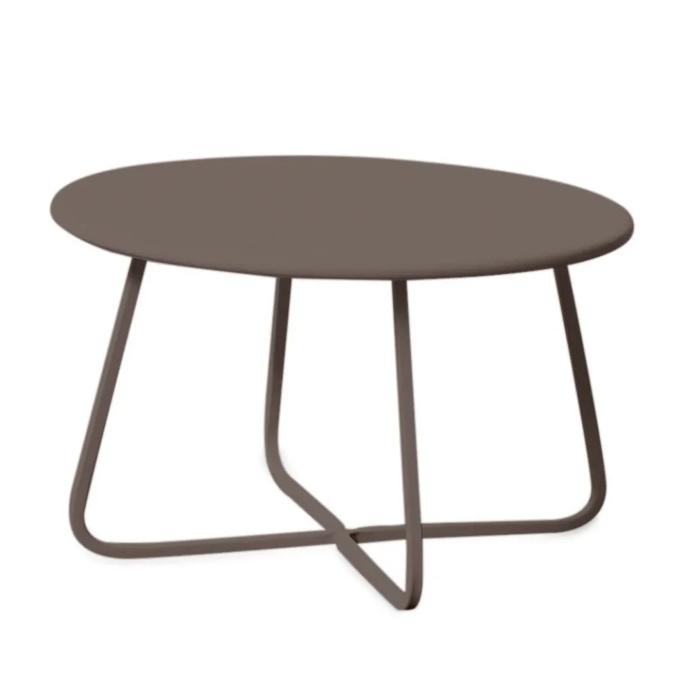 Garten-Couchtisch aus verzinktem Stahl Made in Italy - Brienne