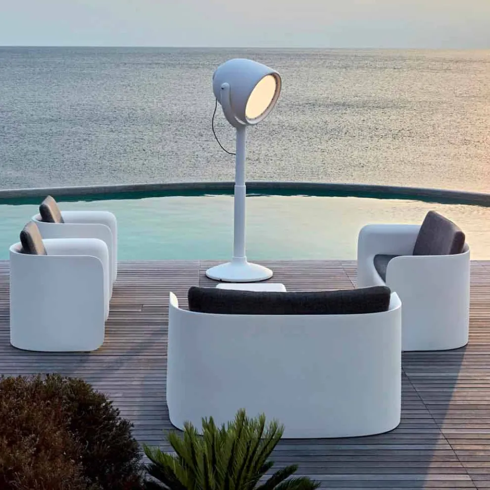 Poleasy Design Stehleuchte im Freien, 2 Farben - Hollywood von Myyour