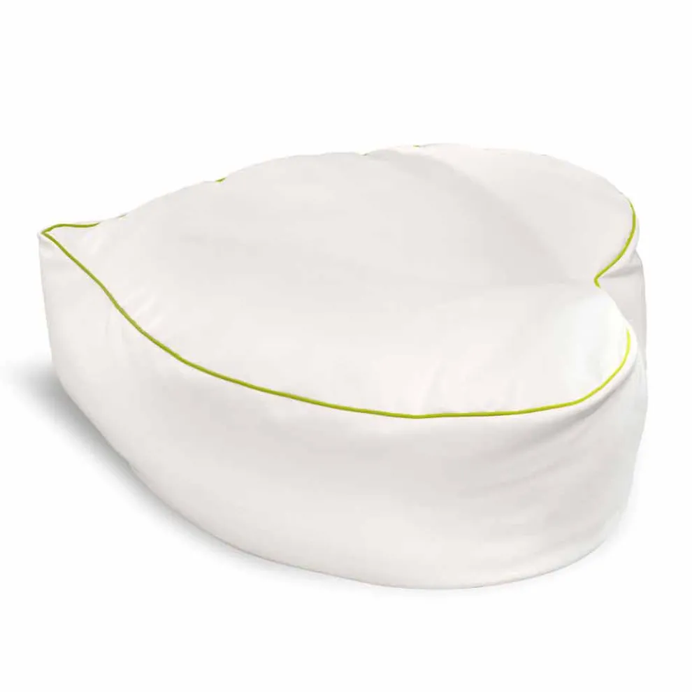 Pouf für den Innen- und Außenbereich aus nautischem Kunstleder Potus