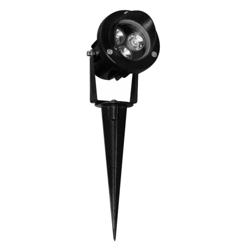 Projektor, LED-Außenstrahler aus mattschwarzem Aluminium 4 Stück - Oliver