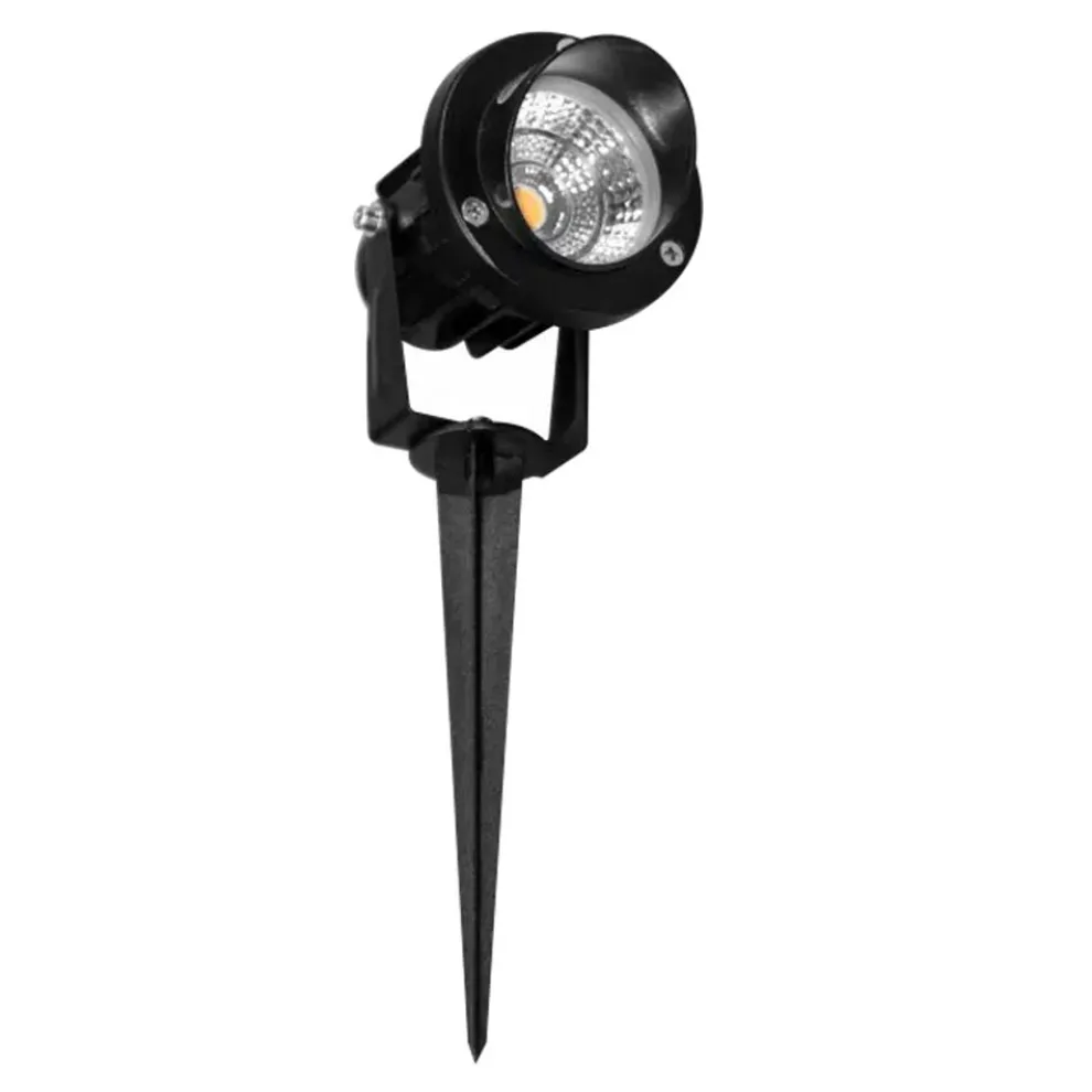 Projektor, LED-Einbaustrahler aus mattschwarzem Aluminium 4 Stück - Obrina