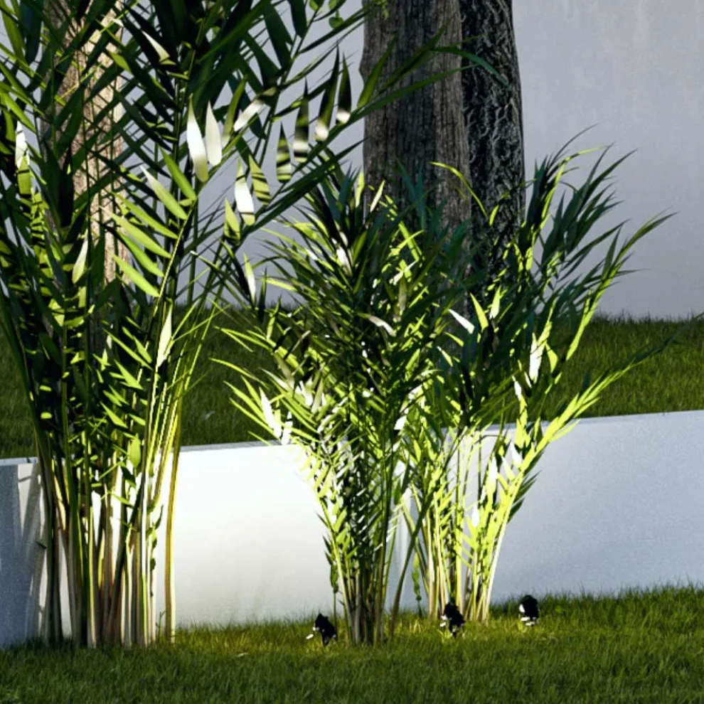 Projektor, LED-Einbaustrahler aus mattschwarzem Aluminium 4 Stück - Obrina