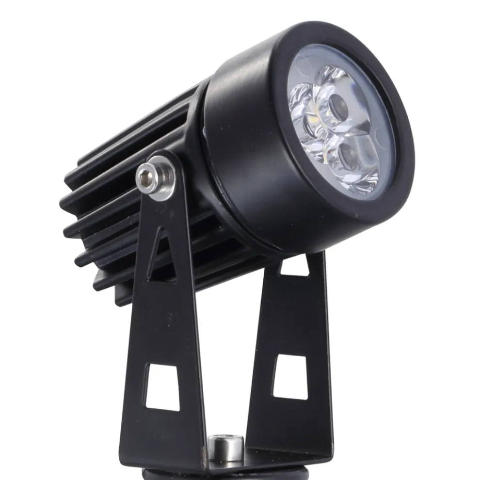 Projektor, Rundstrahler mit Außen-LED aus Aluminium 6 Stück - Erio