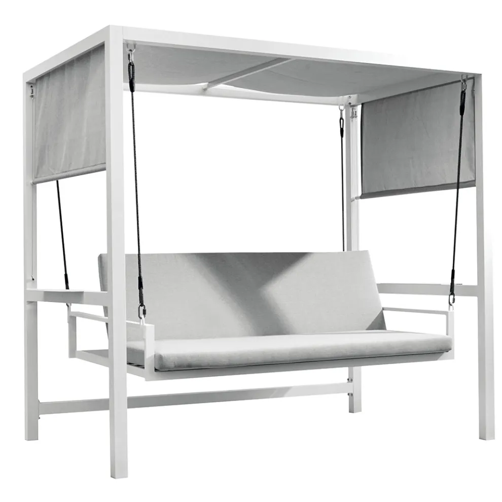 Hängende Gartenschaukel aus lackiertem Aluminium - Broccard