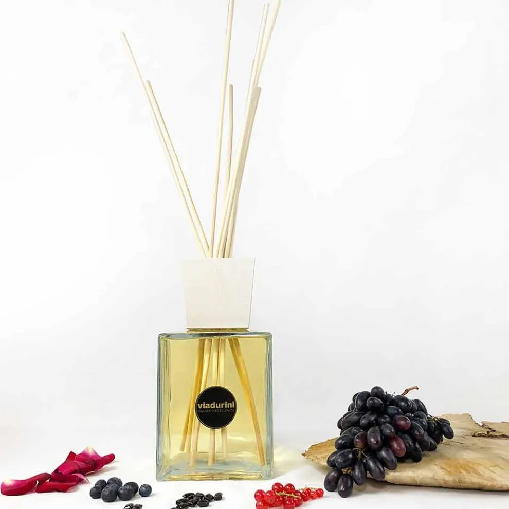 Raumduft Diffuser Rotwein Dufte 500 ml mit Stäbchen - Rossodelchianti
