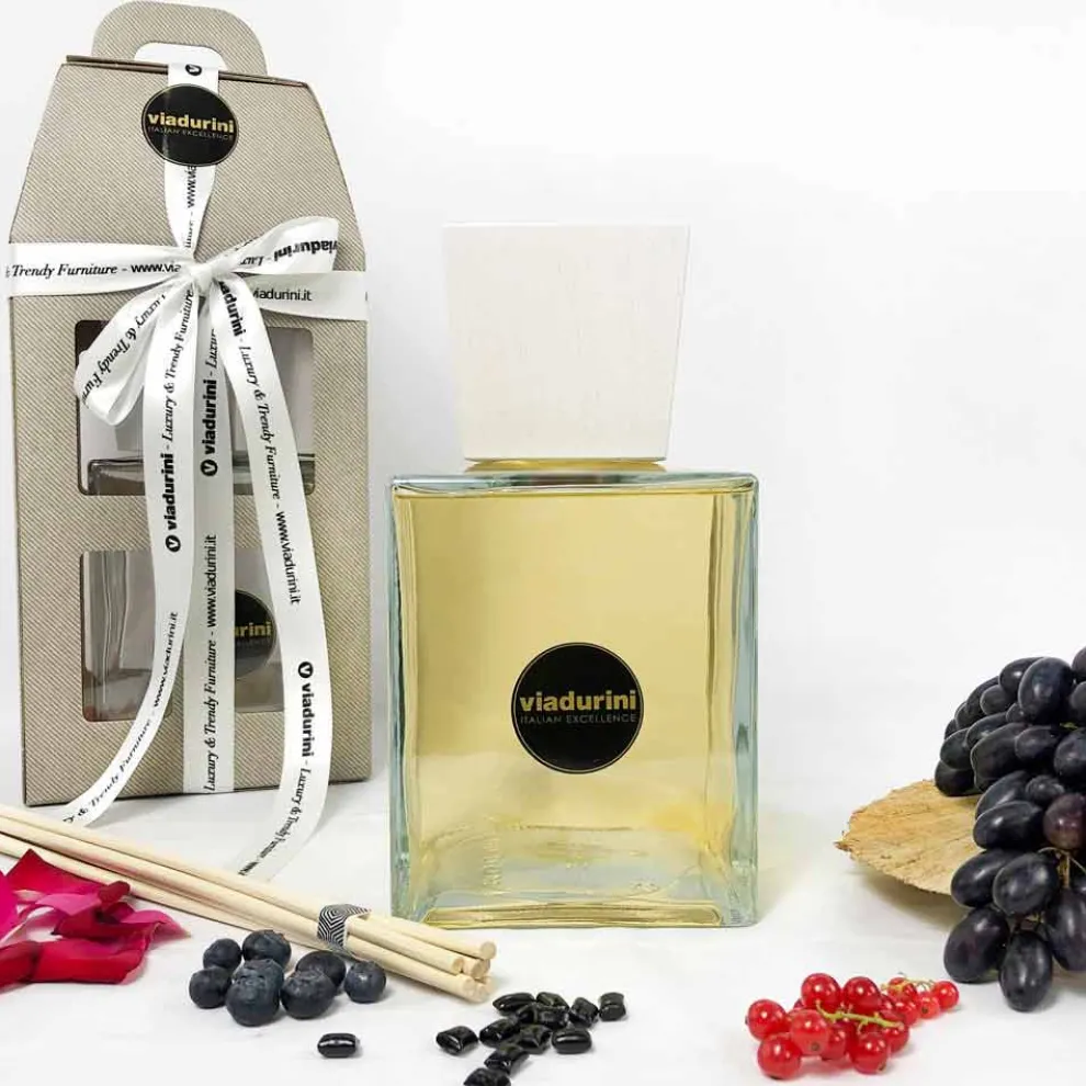 Raumduft Diffuser Rotwein Dufte 500 ml mit Stäbchen - Rossodelchianti